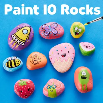 Hide & Seek Rock Painting Diy Craft Kit