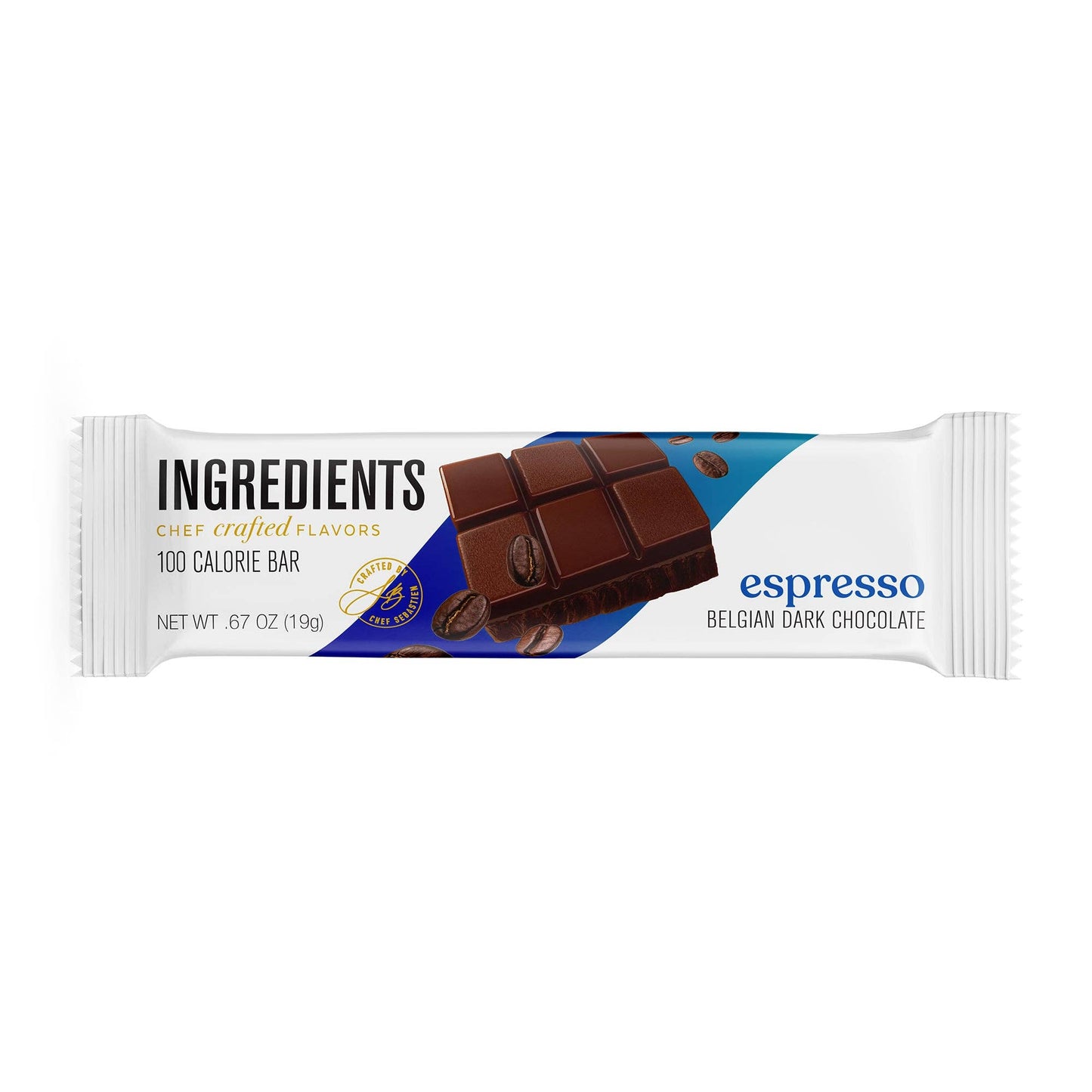 100 Calorie Bar, 54% Belgian Dark Chocolate & Espresso Bean