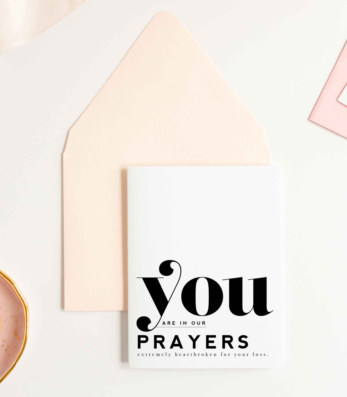 You Are in Our Prayers - Sympathy & Friendship Greeting Card