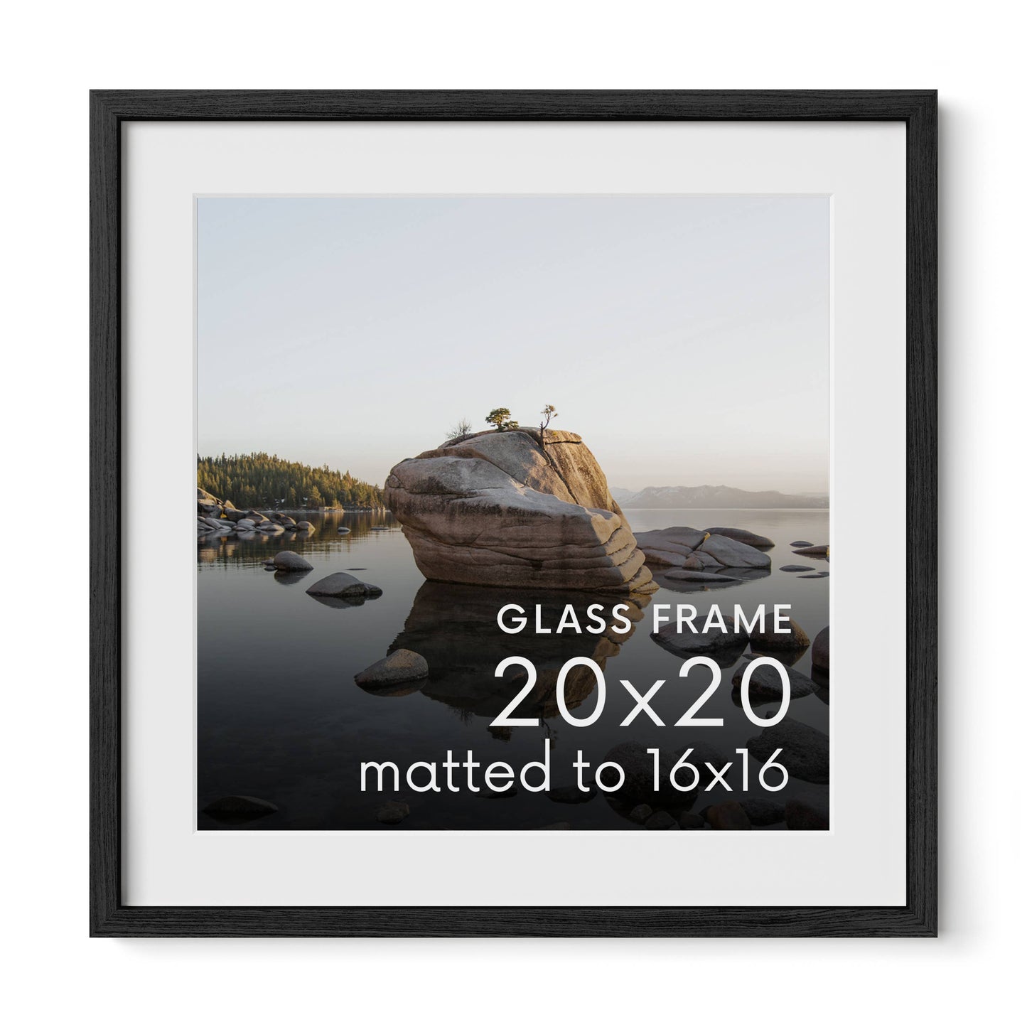 Haus and Hues - Black Oak Frame with Glass