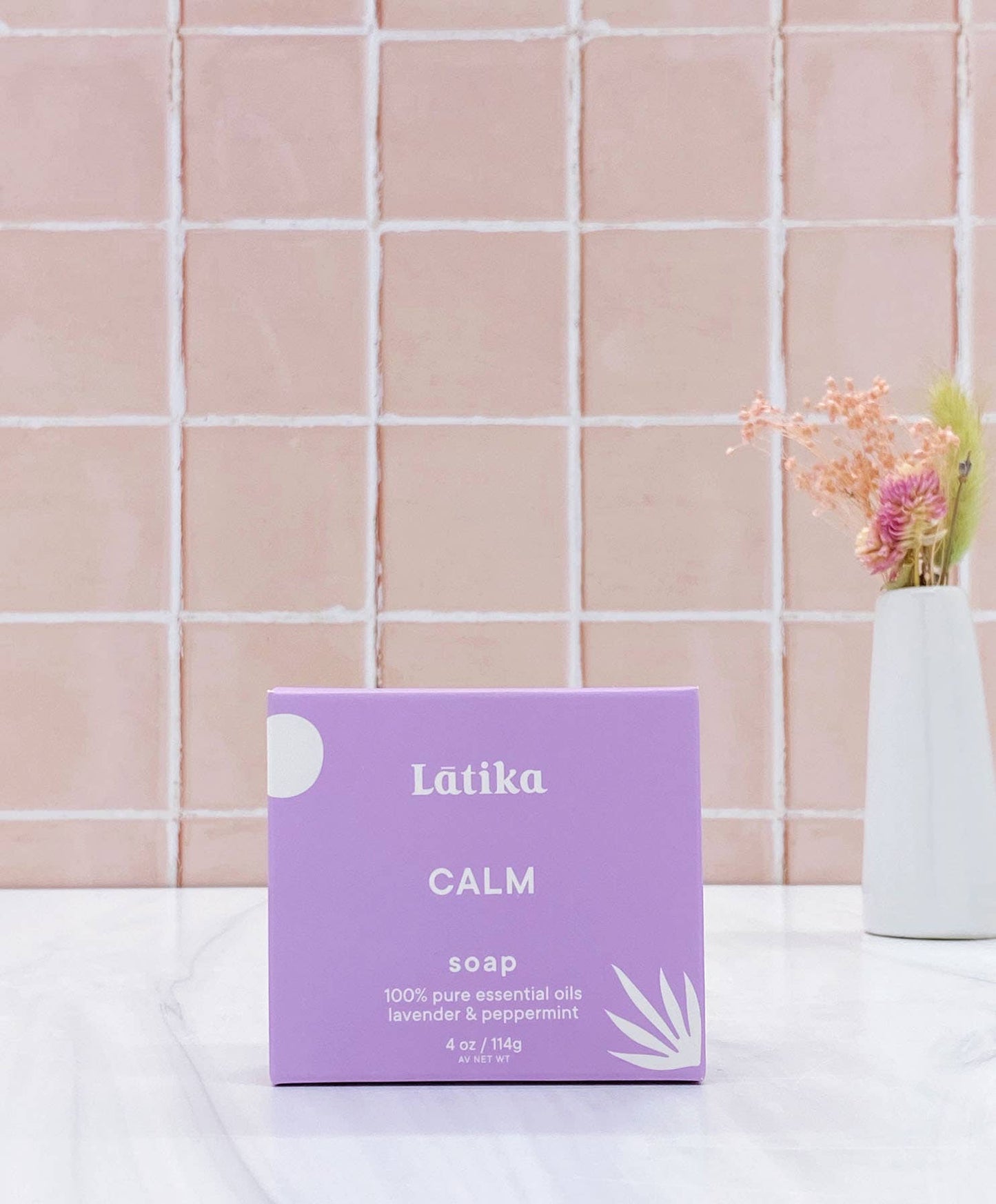 Calm, natural Soap with Lavender Essential Oil