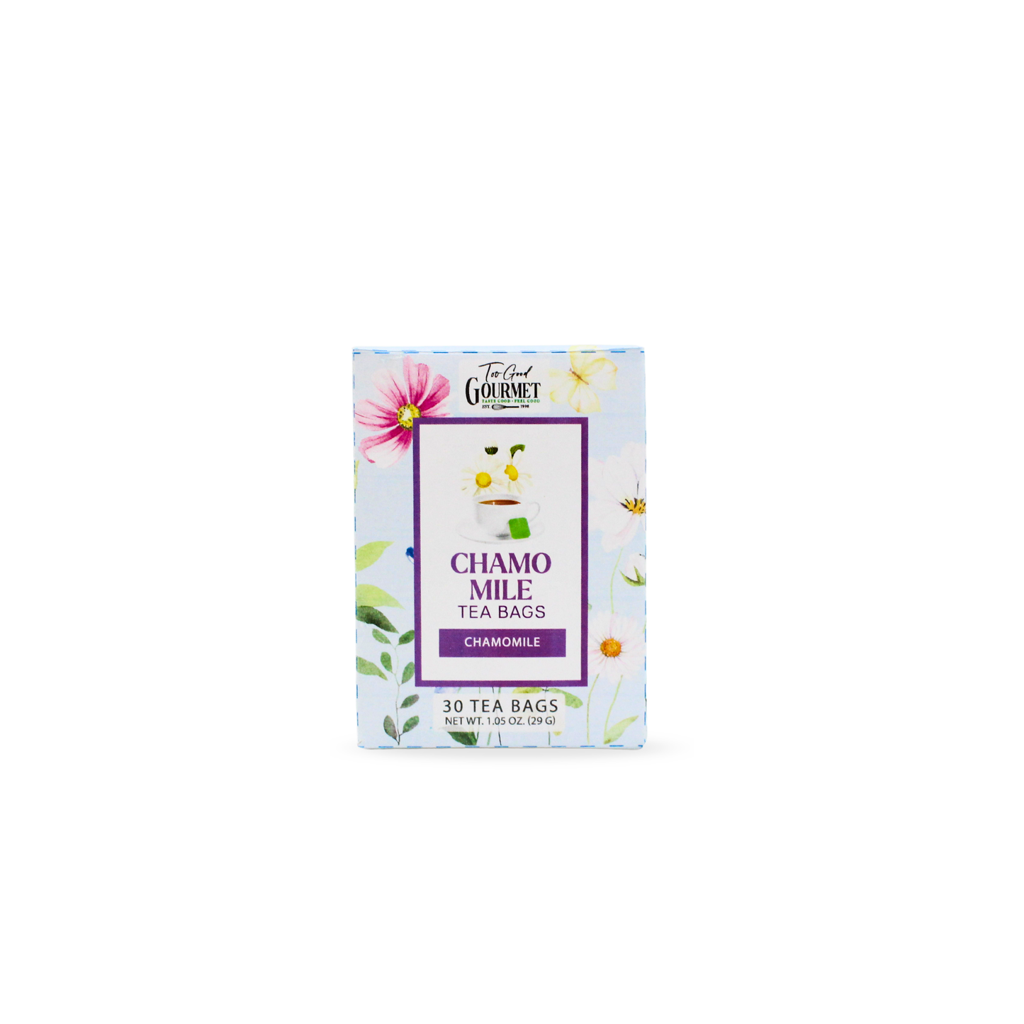 Too Good Gourmet - Spring Everyday Teas - Lemon Ginger, Raspberry, Chamomile