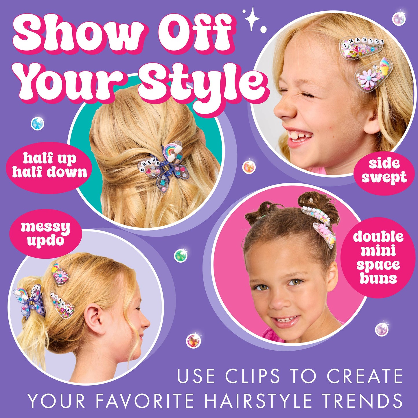 Faber-Castell / Creativity for Kids - Chic Boutique DIY Hair Clip Kit for Kids