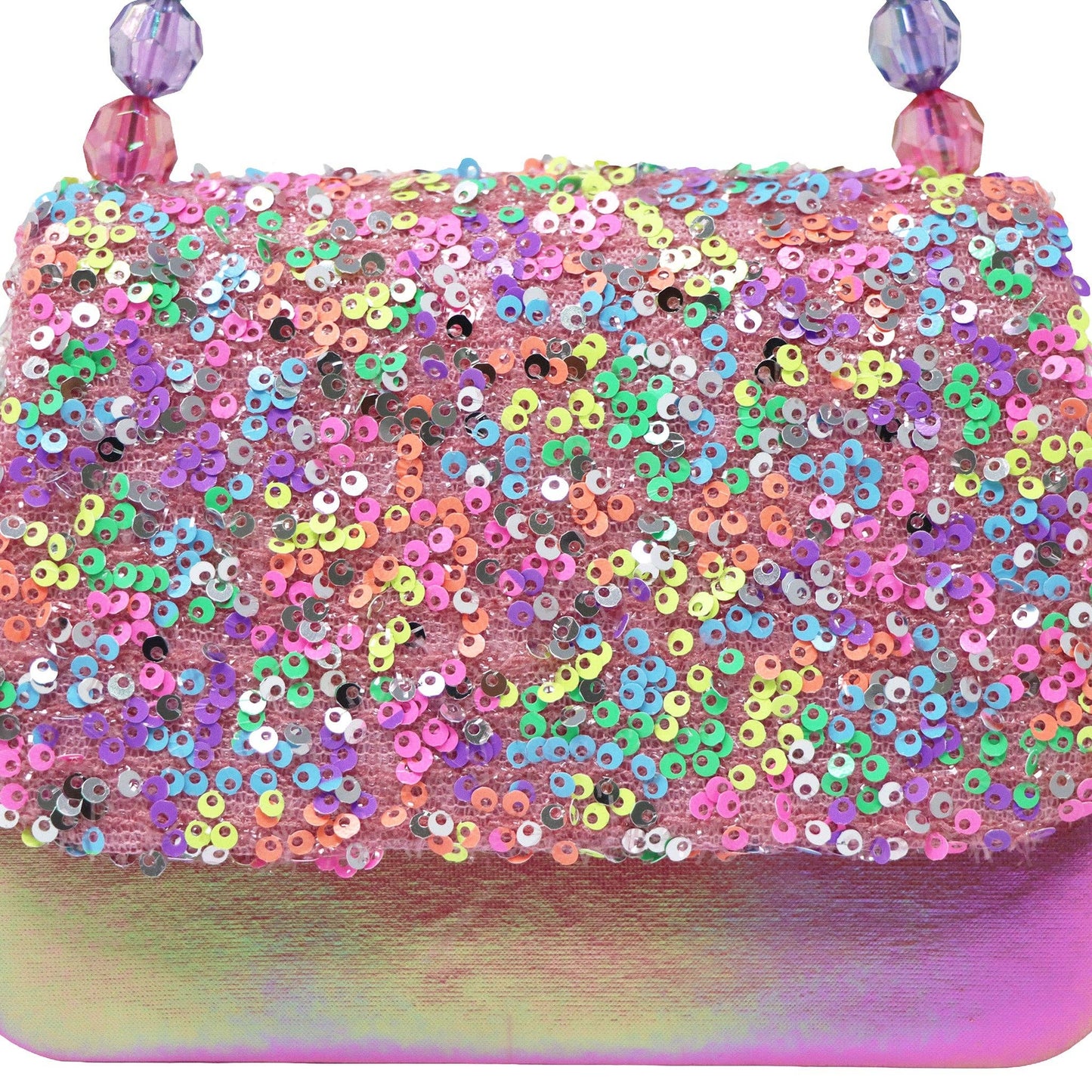 Pink & Purple Glitter Handbag