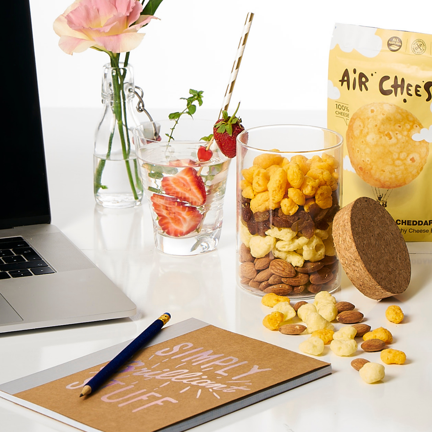 POSHI - Air Cheese -  Cheddar 1.42oz/48ct