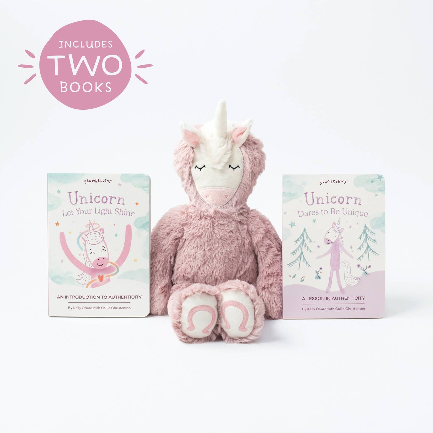 Unicorn's Authenticity Plush Set - with 2 Books