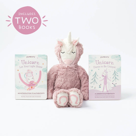 Unicorn's Authenticity Plush Set - with 2 Books
