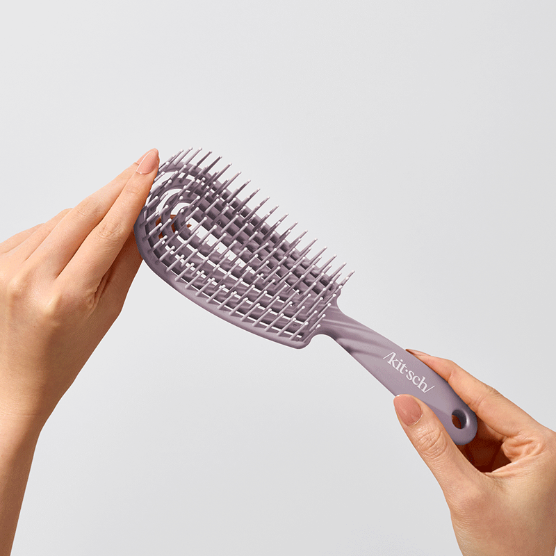 KITSCH - Detangling Flexi Brush - Soft Violet