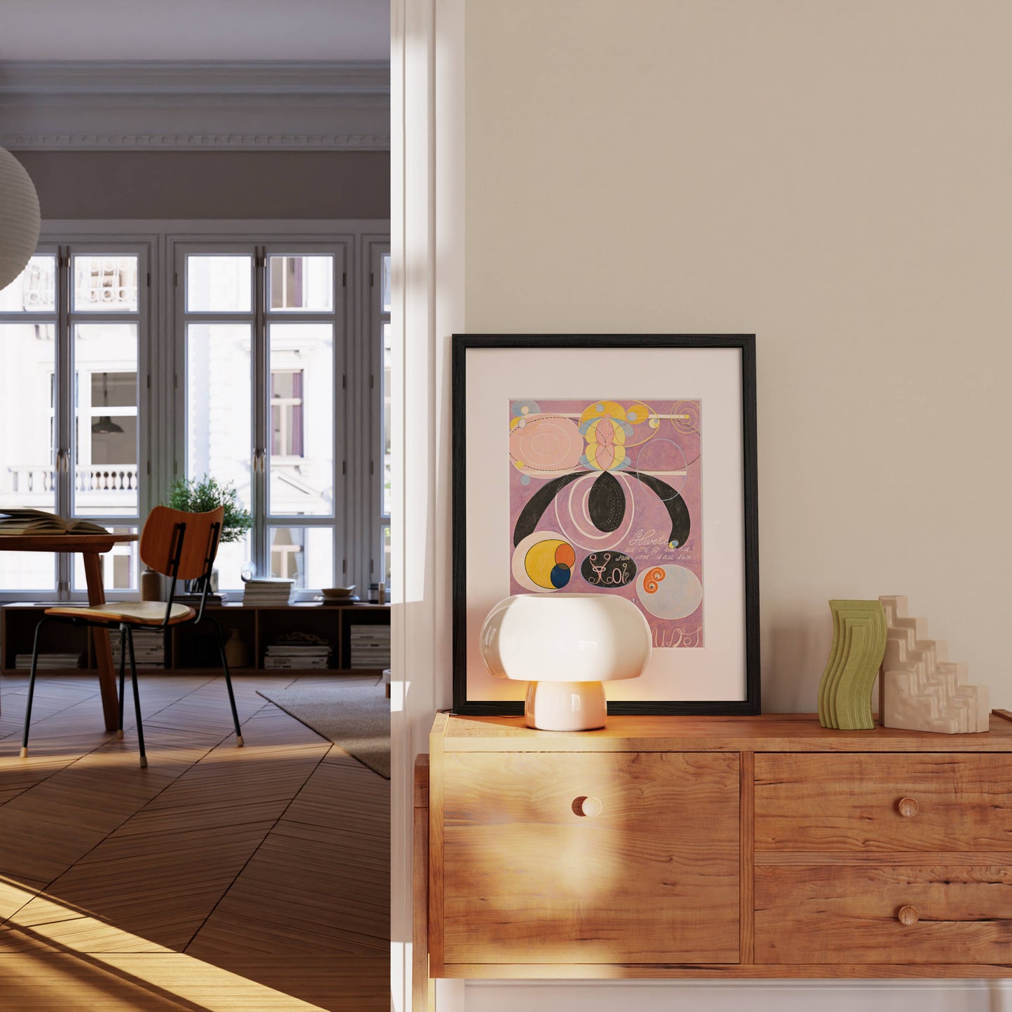 Haus and Hues - Black Oak Frame with Glass