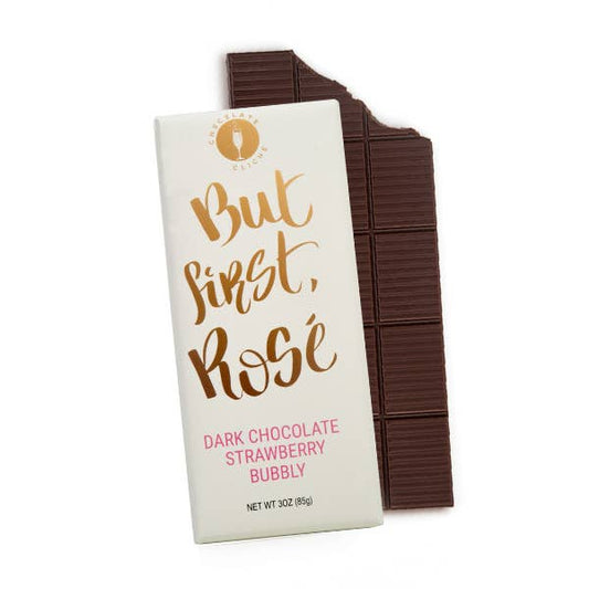 But First Rose / Dark Chocolate Strawberry Bubbly Flavored