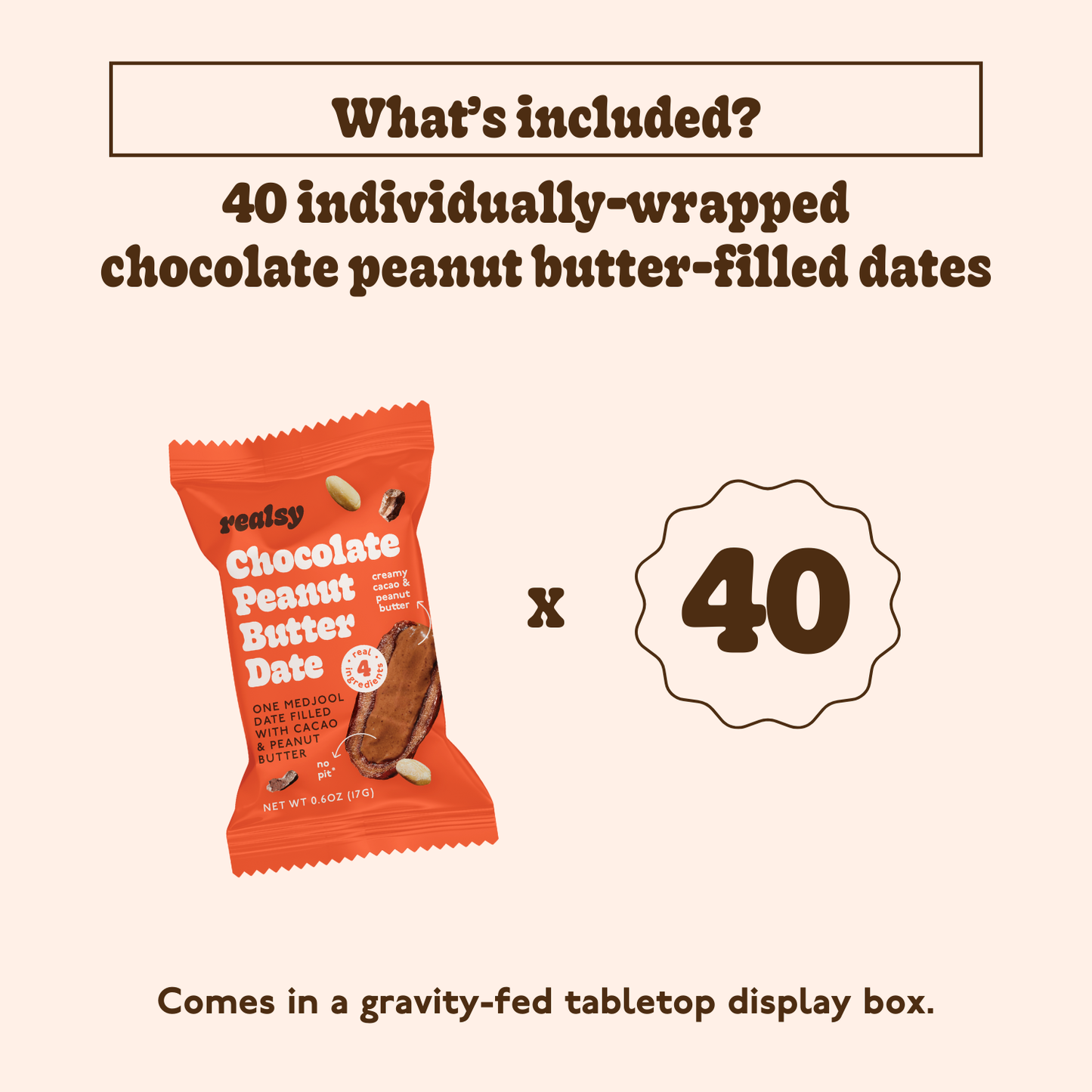 Chocolate Peanut Butter Dates