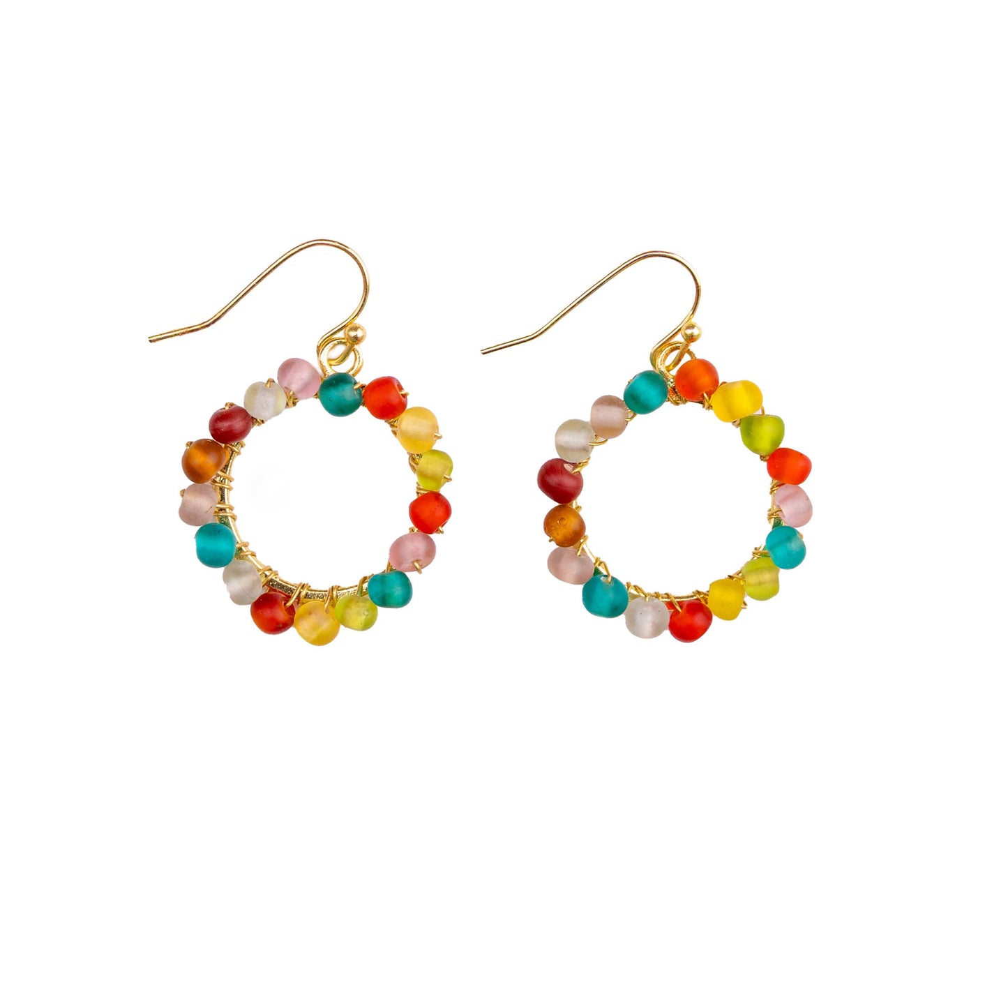 WorldFinds - Kaleidoscope Loop Earrings