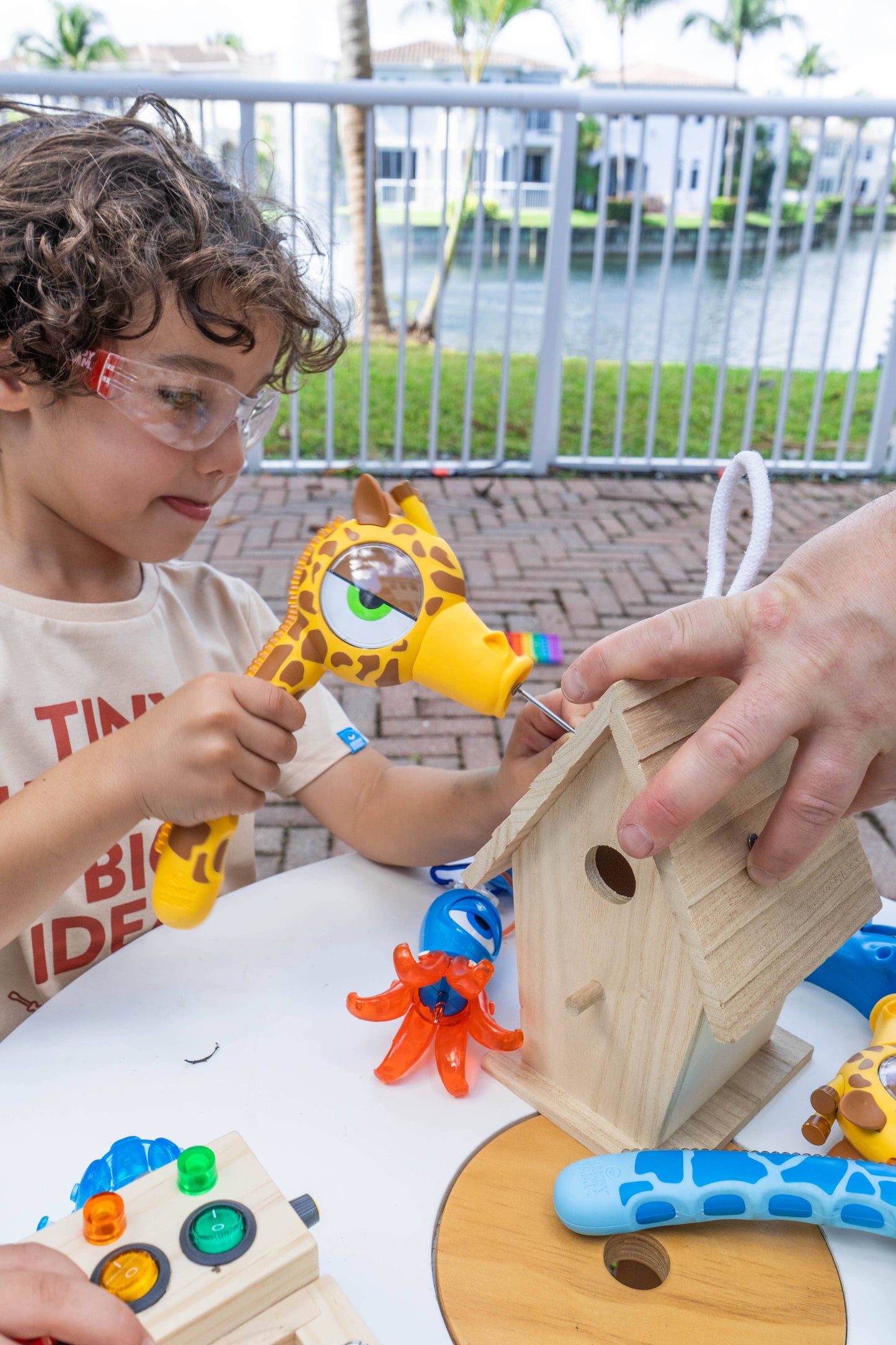 Kids Safety Glasses Red