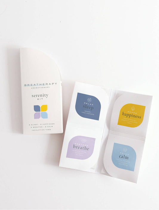 Breatherapy - SERENITY Sampler Kit Aromatherapy Inhaler Patches