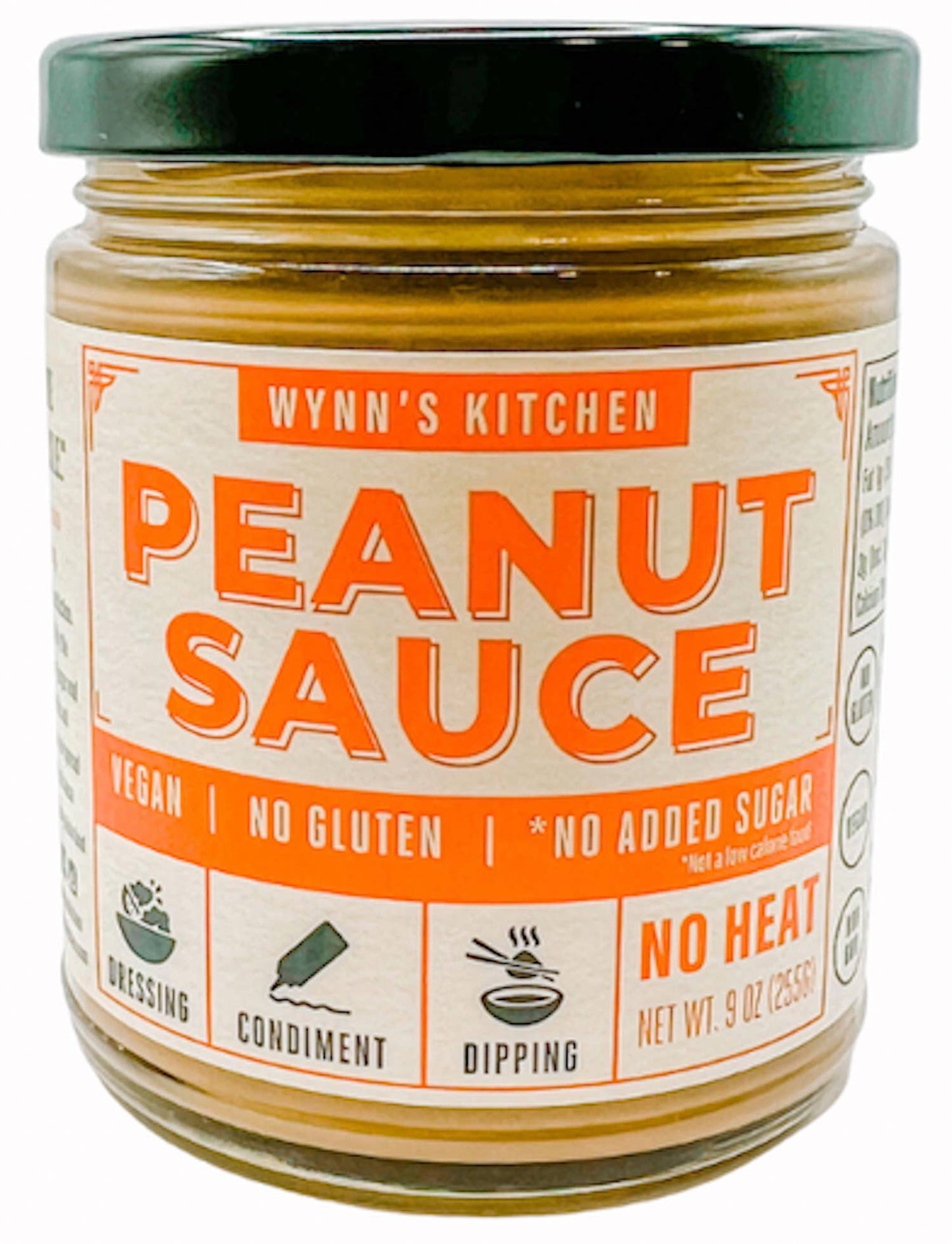 Wynn's Kitchen - KETO PEANUT SAUCE- VEGAN, No Sugar, Natural, Gluten Free,