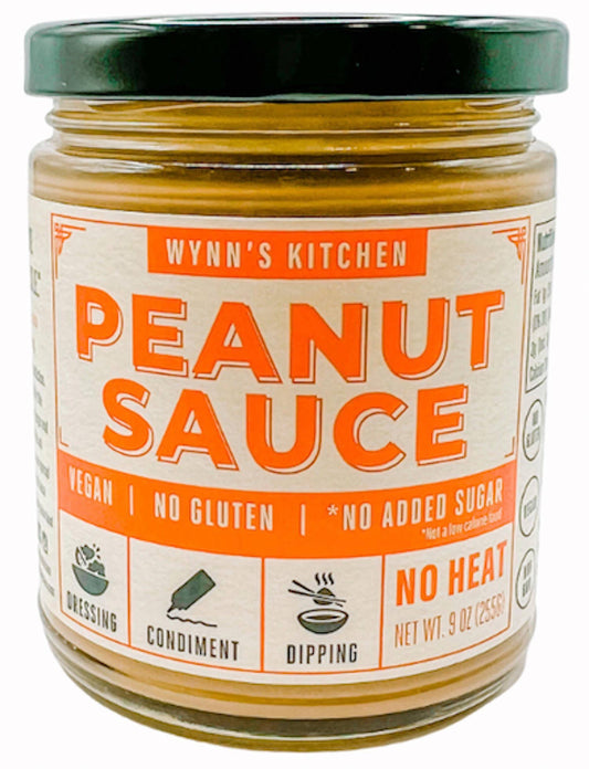 Wynn's Kitchen - KETO PEANUT SAUCE- VEGAN, No Sugar, Natural, Gluten Free,