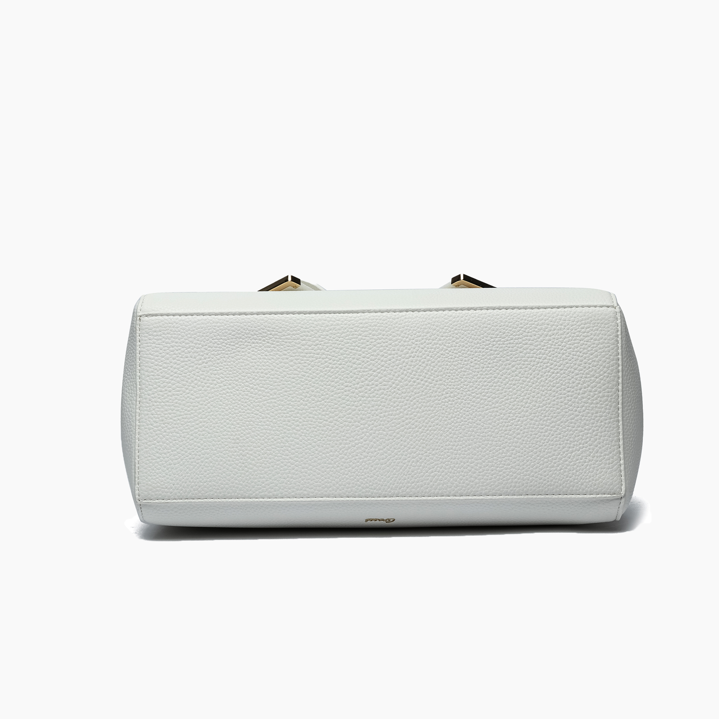 Poppy Bowtie Structured Top Handle Spring Shoulder Bag-  Beige