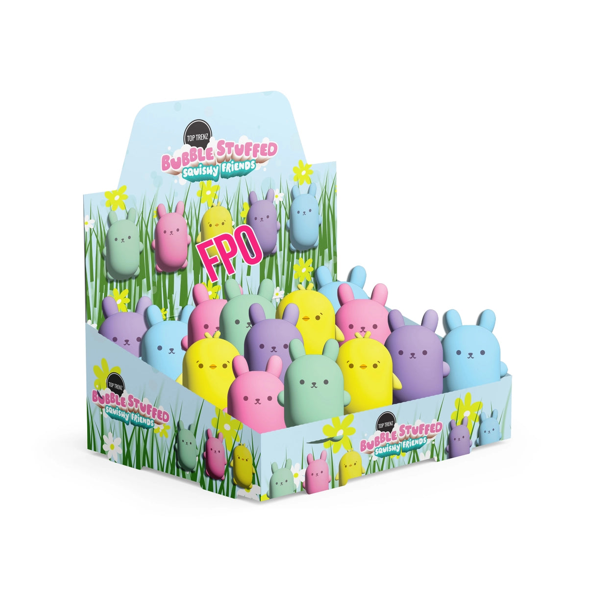 Bubble Stuffed Squishy Friends - Easter Bunny Edition