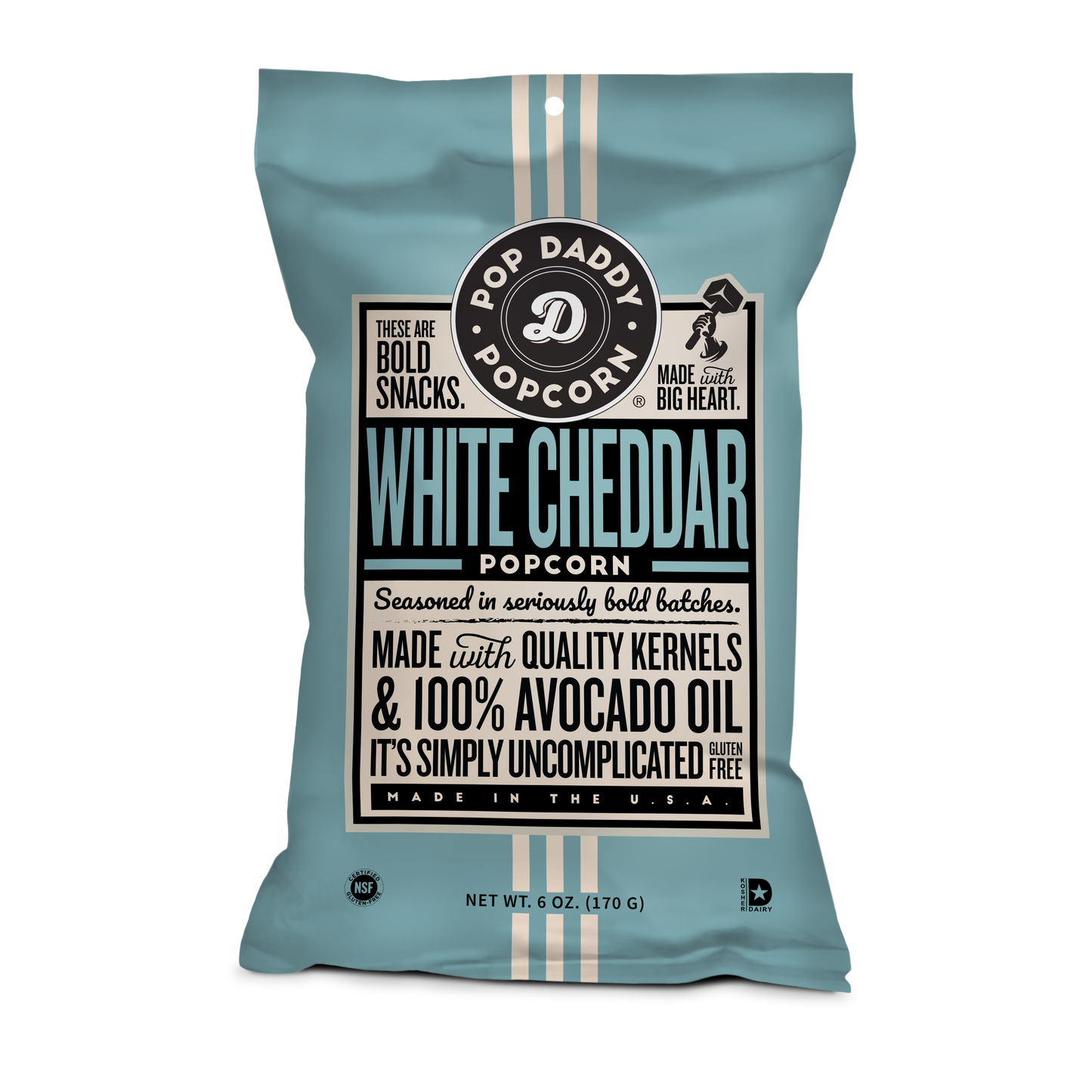 Flavored Popcorn - 6oz - Real White Cheddar