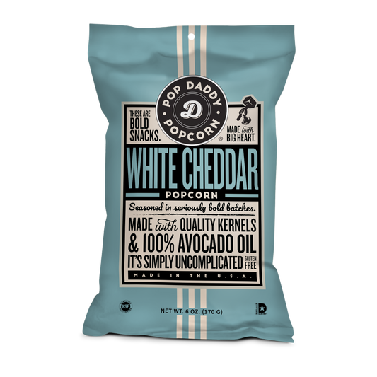 Flavored Popcorn - 6oz - Real White Cheddar