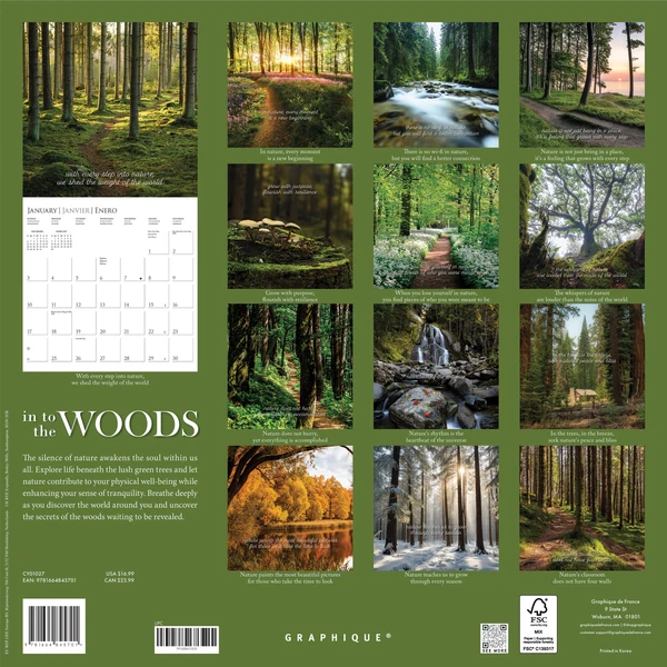 In to the Woods Wall Calendar