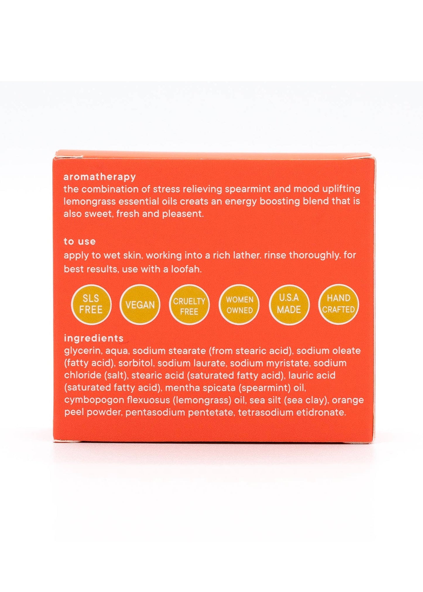 Energy Boost Lemongrass Soap