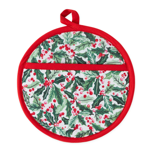 Holly Jolly Printed Potholder