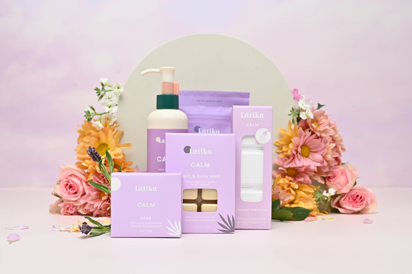 Calm, natural Soap with Lavender Essential Oil