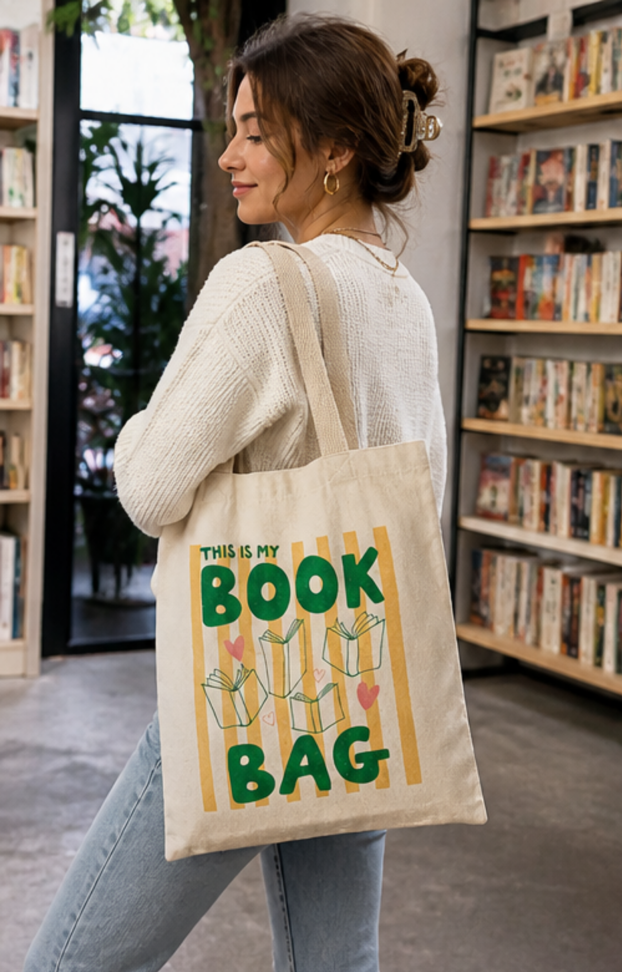 This Is My Book Bag - Colorful Tote Bags