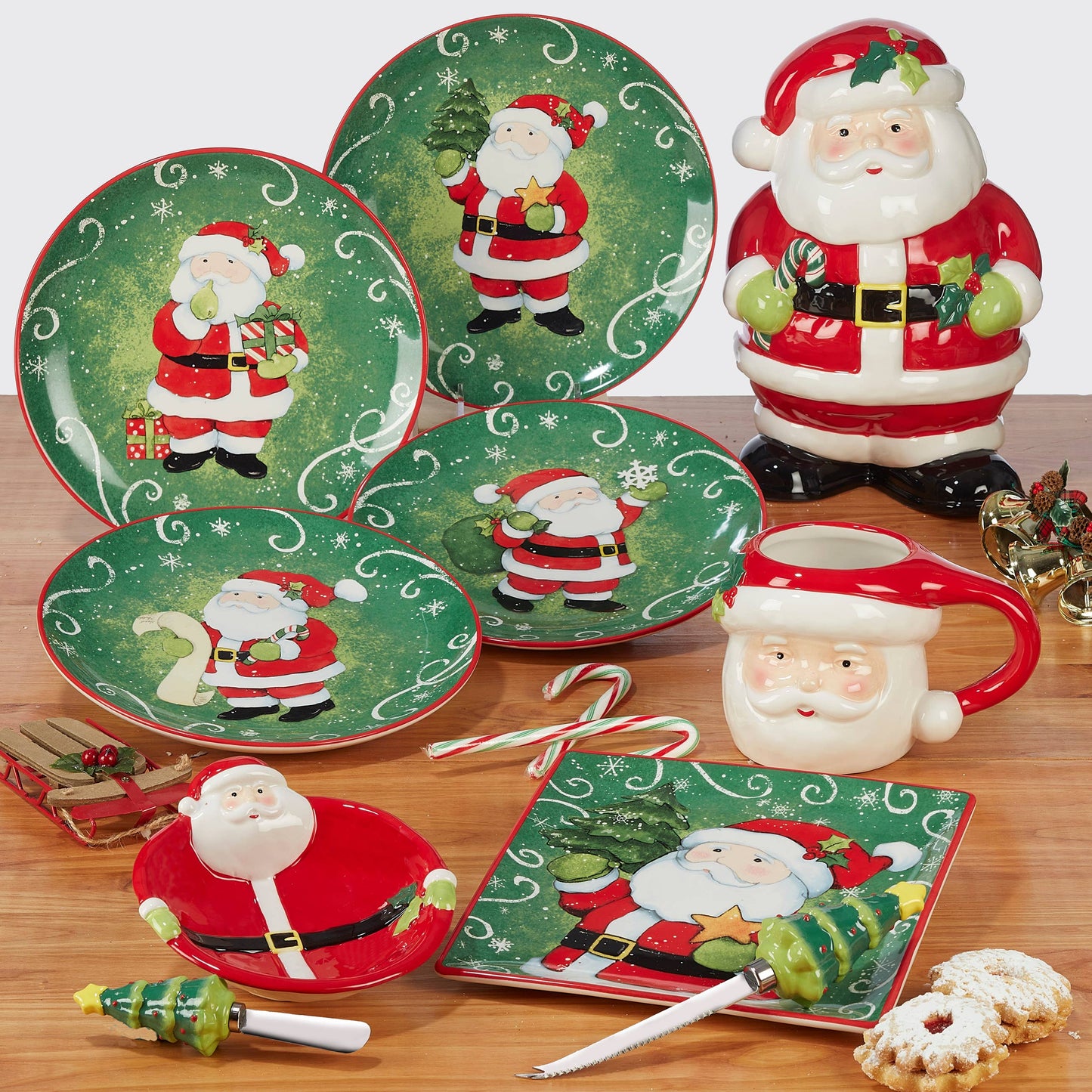 Holiday Magic Christmas Santa 3-D Mug 20oz