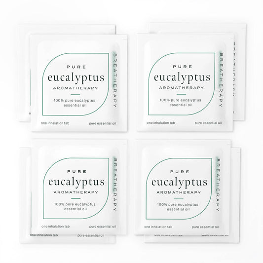 Breatherapy - EUCALYPTUS Aromatherapy Inhaler Patches (8pack)