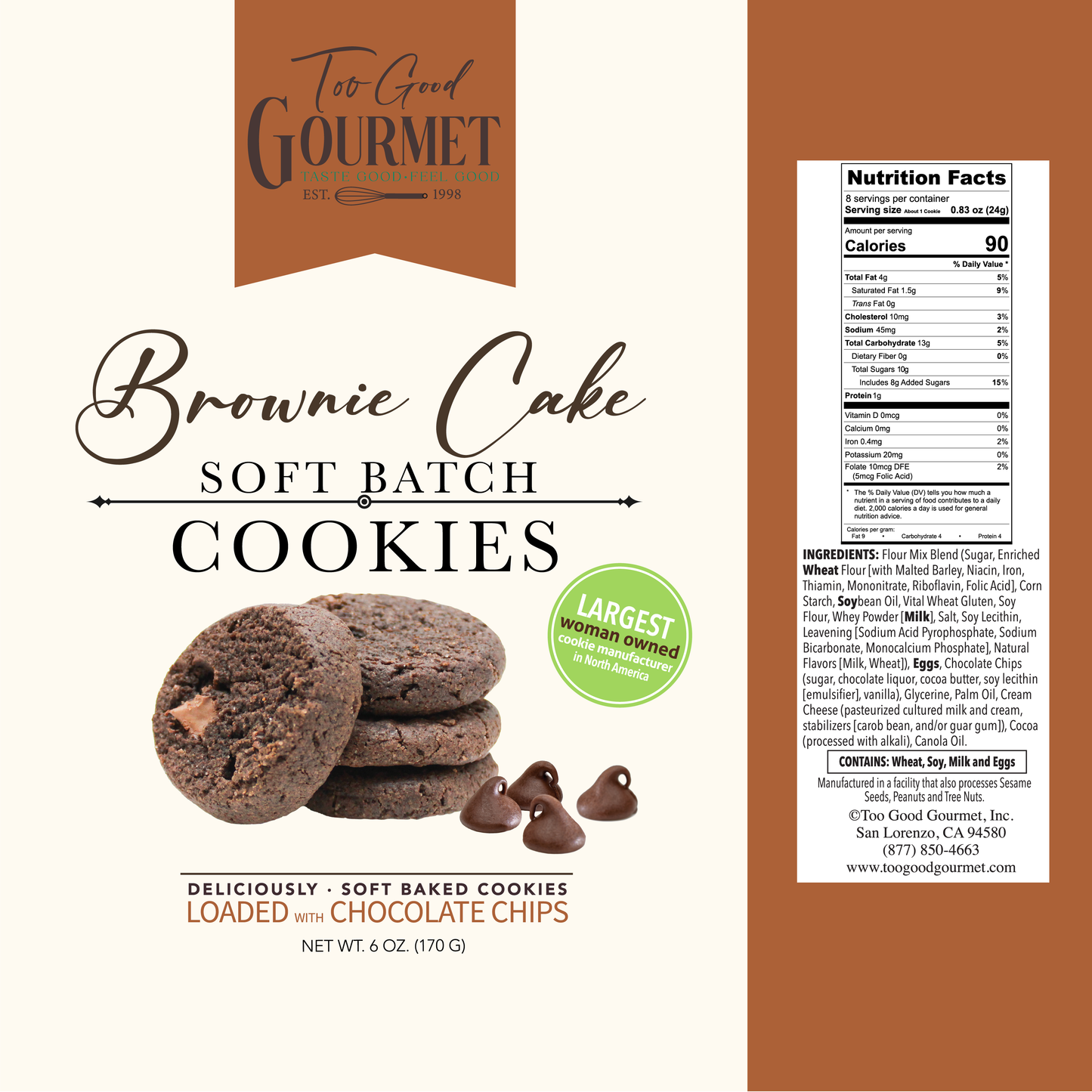 Batter Cookies: Brownie Cake Batter 6oz