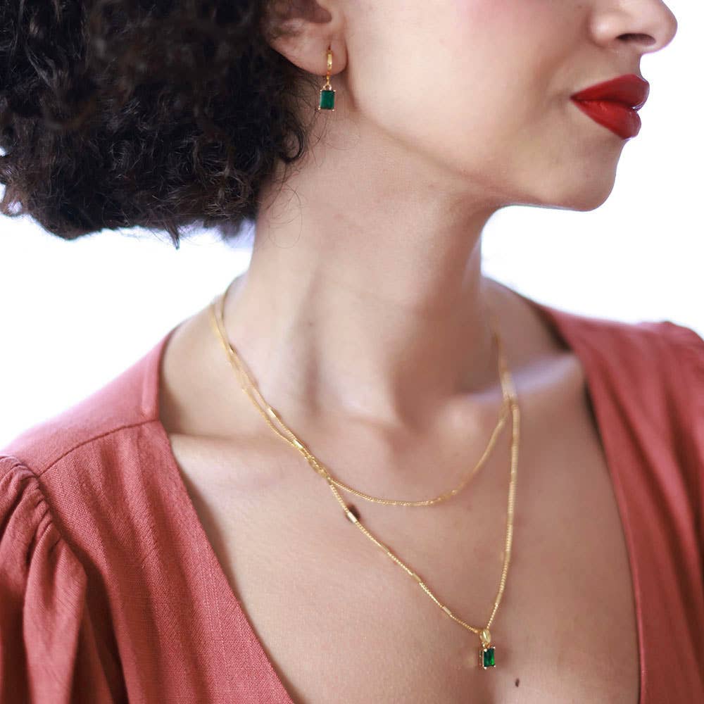 Amano Studio - Emerald Green Pendant Necklace