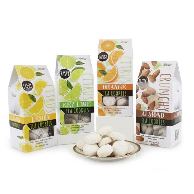 Too Good Gourmet - Tea Cookies (Lemon, Orange, Key Lime, Almond)
