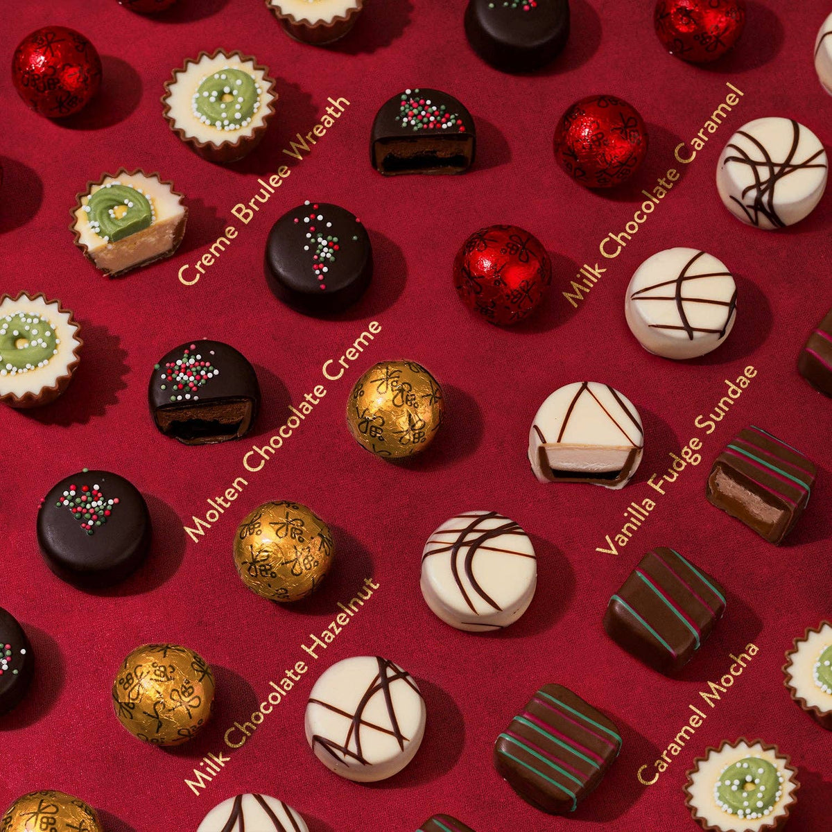 Christmas Chocolate Bon Bons Stocking Tin – Gourmet Holiday Gift