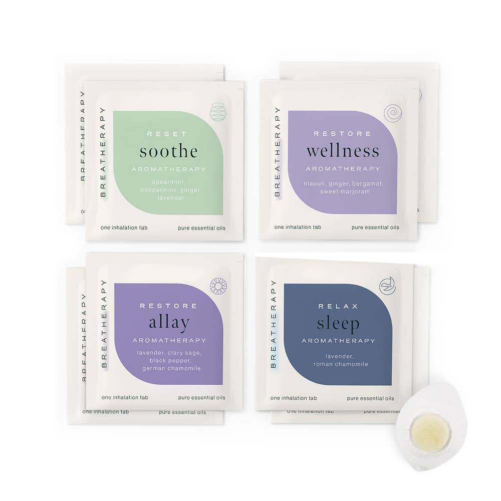 Be Well Sampler Kit Aromatherapy Inhaler Patches