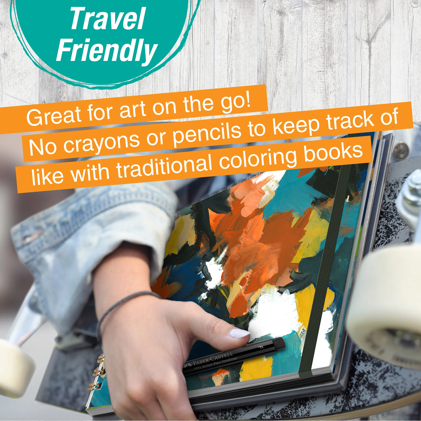 Reverse Coloring and Doodling Book - Neutral Edition