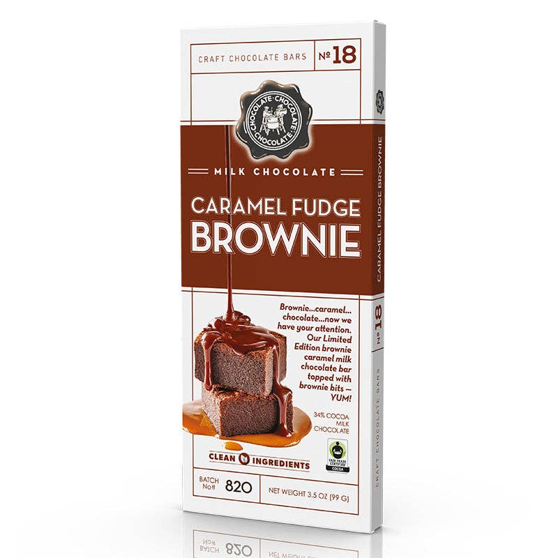 NO 18 - Milk Caramel Fudge Brownie Bar 3.5oz