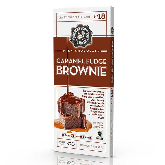 NO 18 - Milk Caramel Fudge Brownie Bar 3.5oz