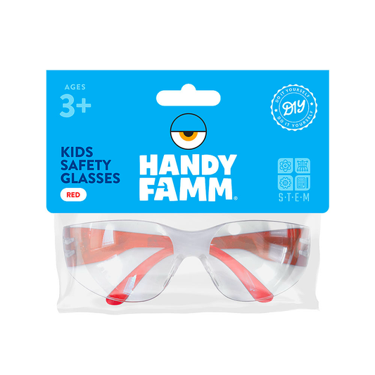 Kids Safety Glasses Red