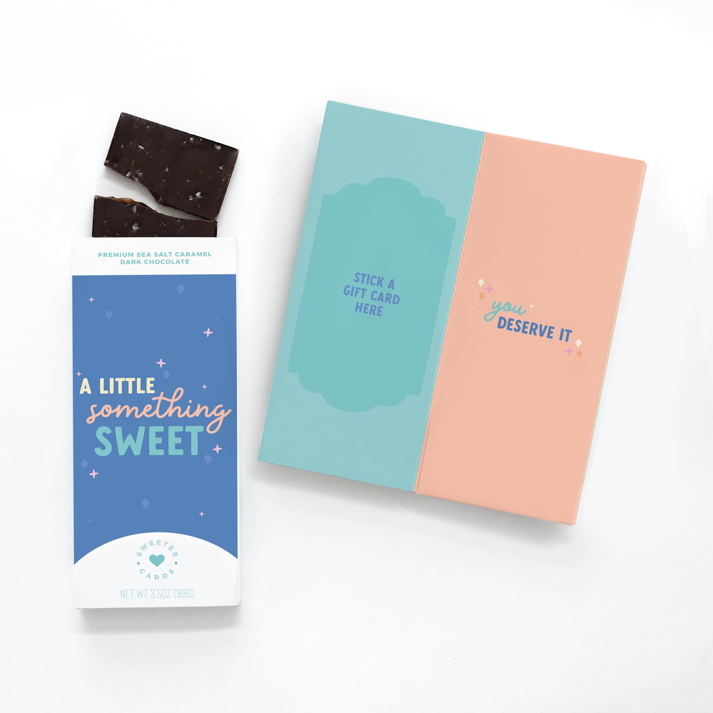 A Little Something – Gift Card Holder + Chocolate Bar