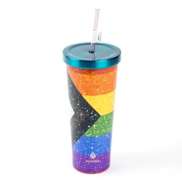 Pride 24oz Chilly Tumbler Rainbow Geometric