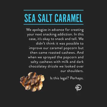 Sea Salt Caramel Corn Chocolate Popcorn 2oz Bag