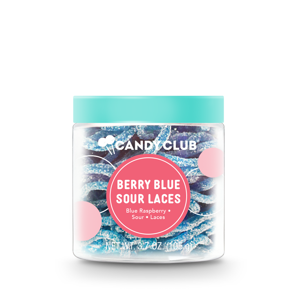 Berry Blue Sour Laces Small Cup
