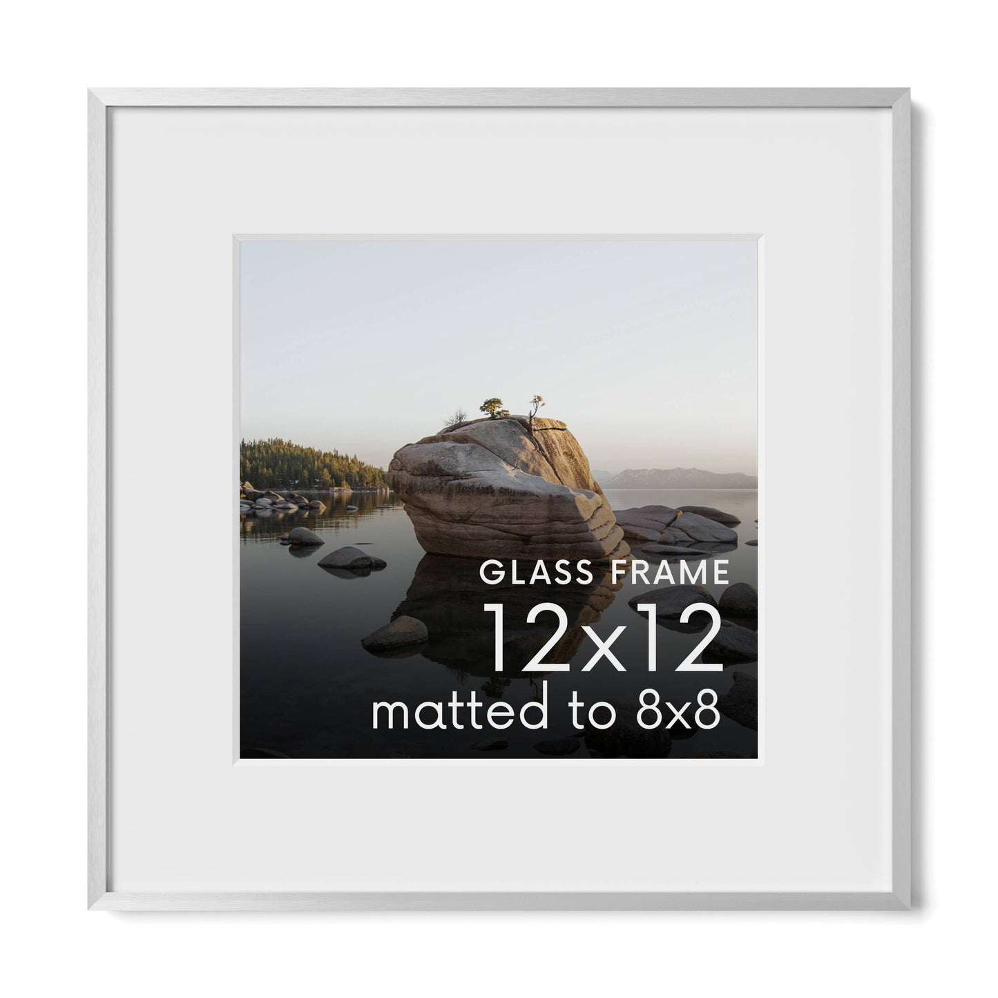 Haus and Hues - Silver Metal Frame with Glass