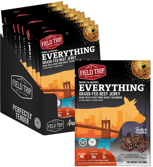 Everything Bagel Seasoned Beef Jerky (1oz)