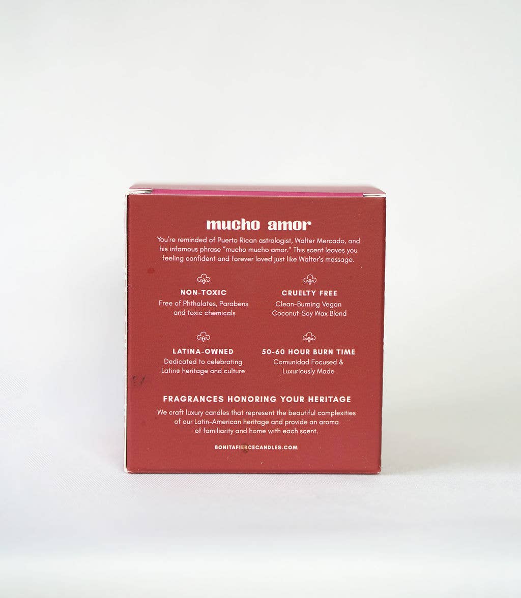 Bonita Fierce Candles - Mucho Amor Candle: 8.5 oz