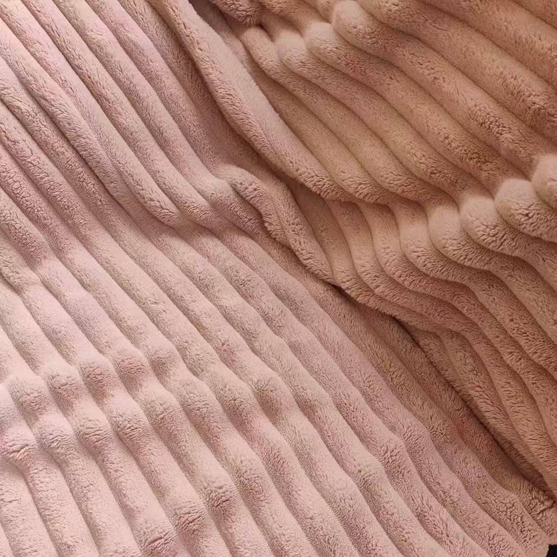 Stripe Fleece Throw