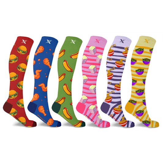 Sweet Tooth Knee-High Compression Socks - Small/Medium (1 Pair)