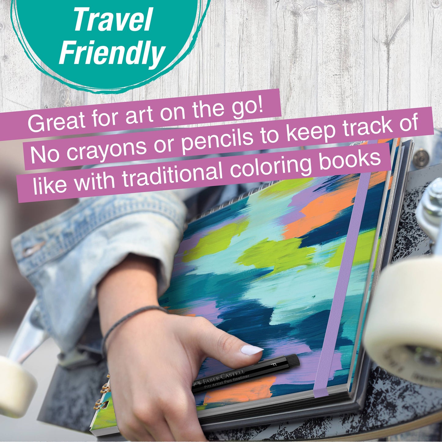 Reverse Coloring and Doodling Book - Neutral Edition